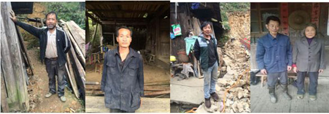 2016年7月.在大屋家定點(diǎn)扶貧,資助四個(gè)家庭。···